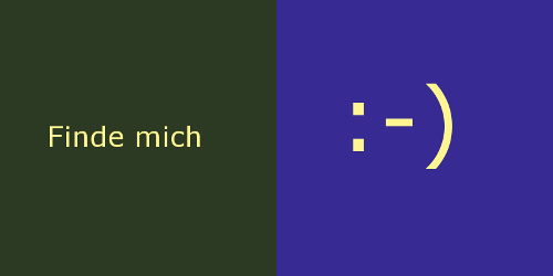 Finde mich :-)